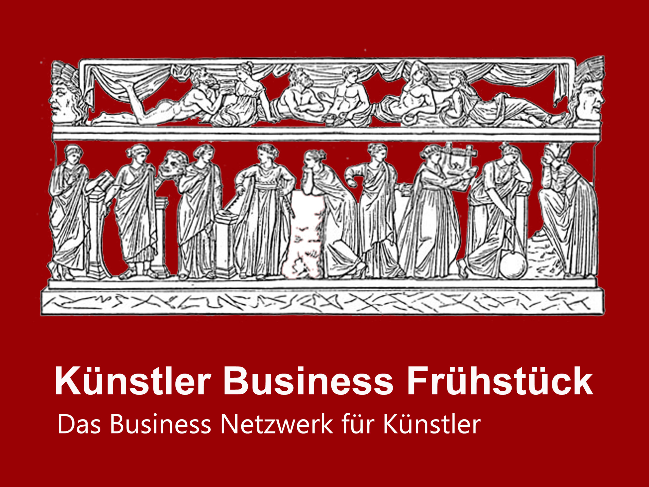 Logo KBF Künstler Business Frühstück Rechteck rot
